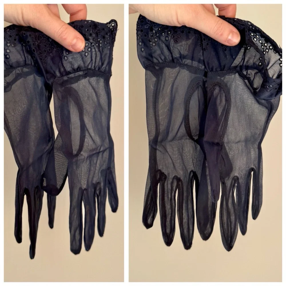 Vintage sheer black